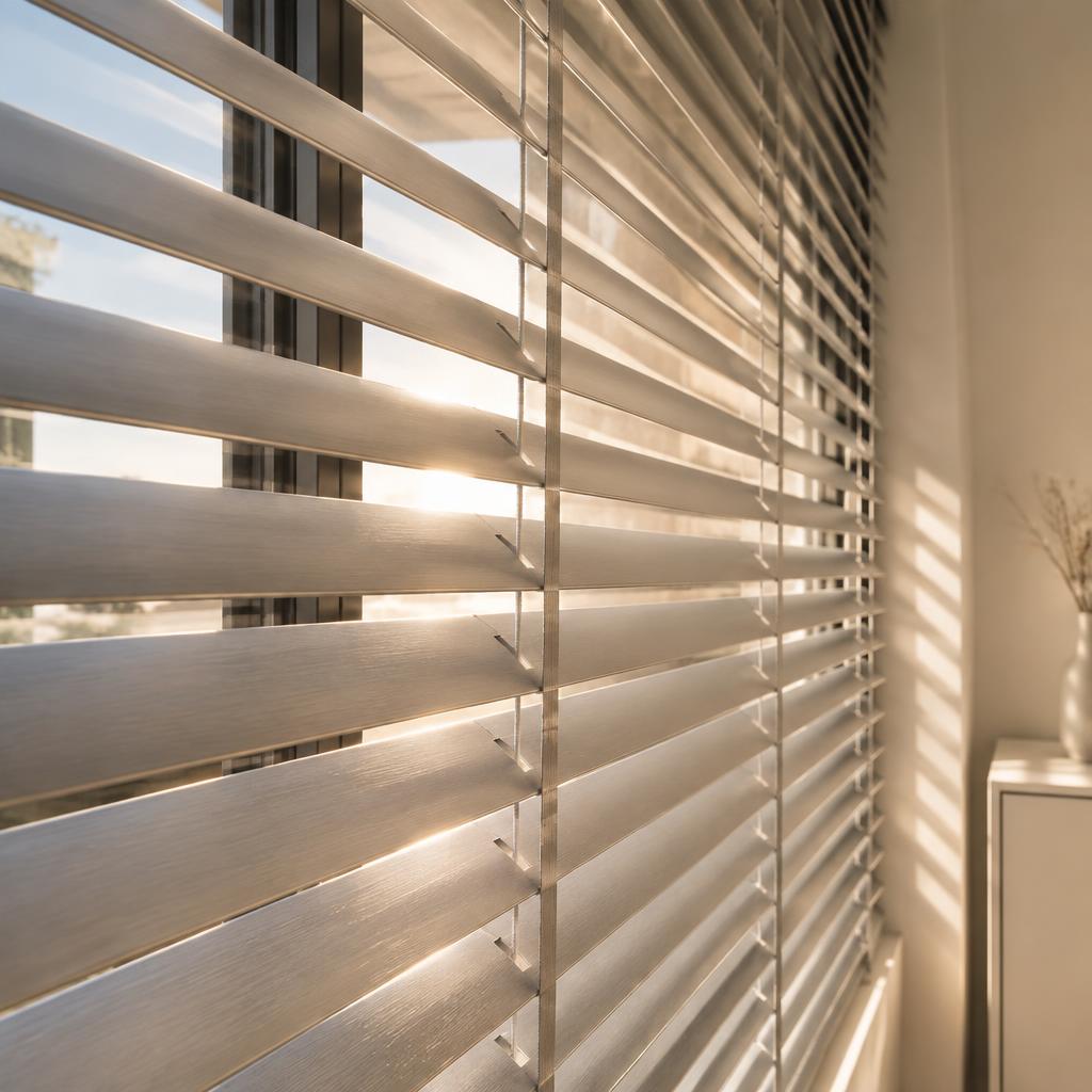 Aluminium venetian blinds